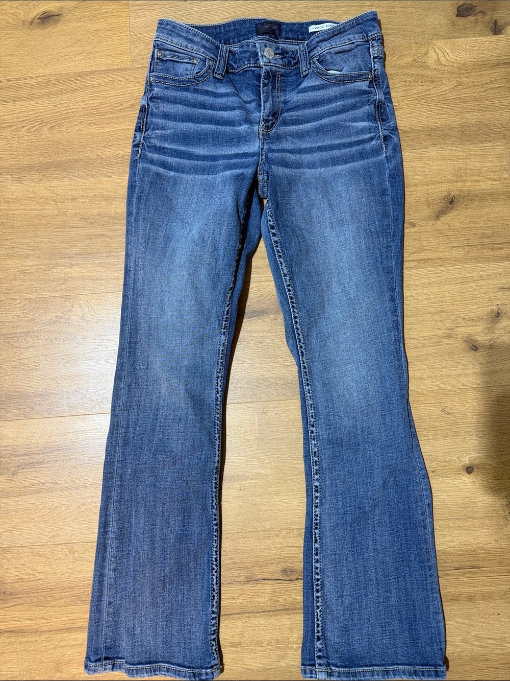 Daytrip Women's Straight Leg Jeans - Blue Denim